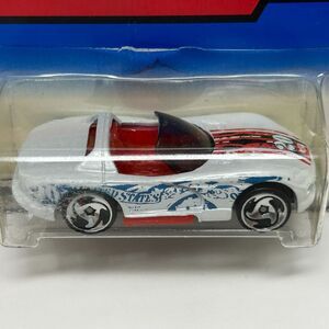 Dodge Viper RT-10 Hot Wheels Diecast Car White Collectible Vintage 90s 1998